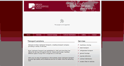 Desktop Screenshot of briancatchpoletransport.co.uk